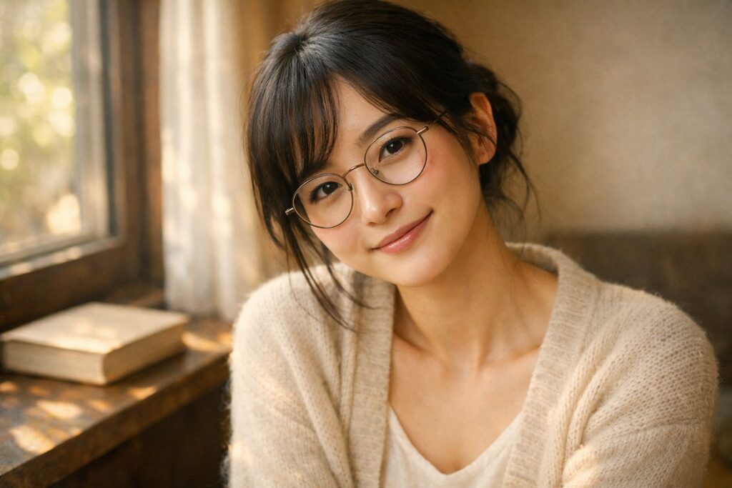 Where to Find Glasses / Bookish Japanese Cam Girls on DX LIVE